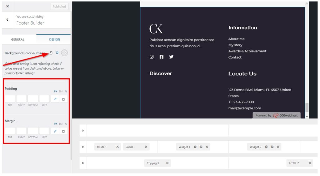 Astra Theme Responsive Settings