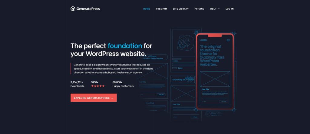 Generate Press WooCommerce Theme 1680px-wide