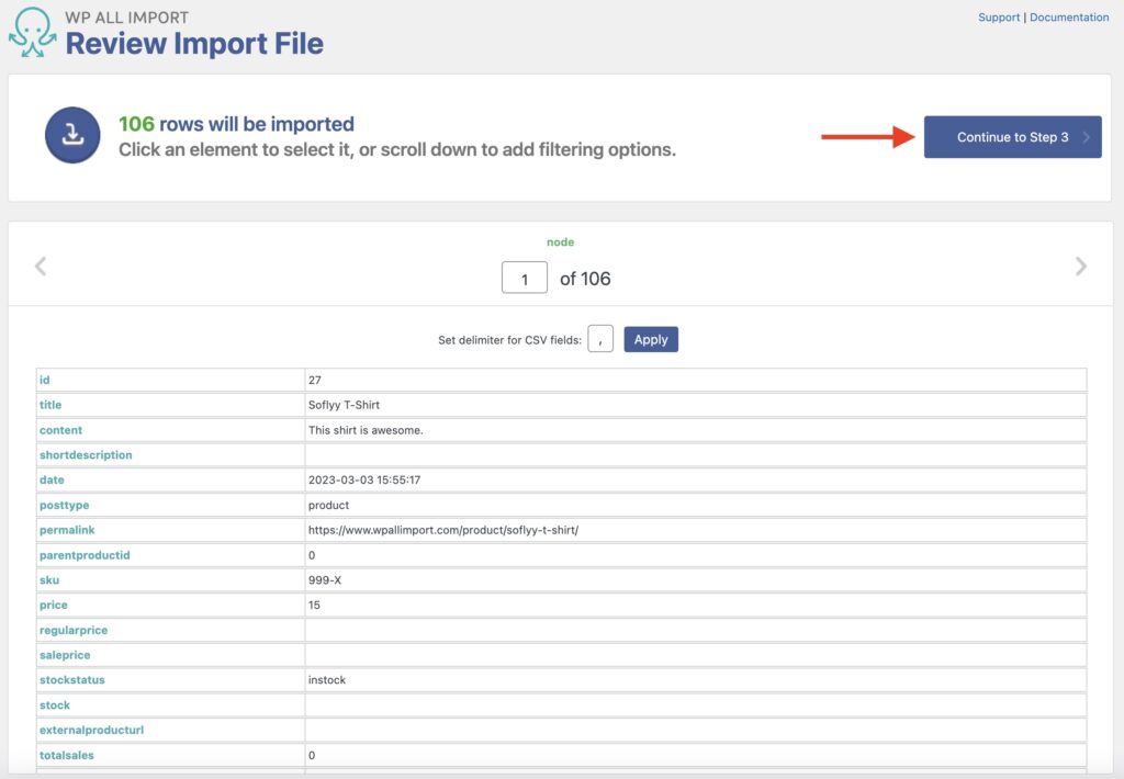 Import Products with Images and Review Import File