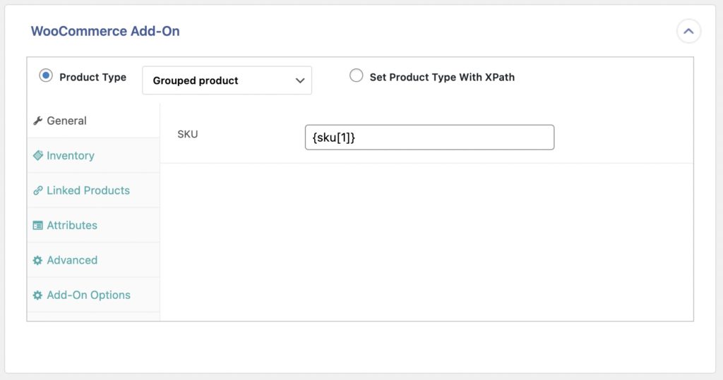 Grouped Product Type