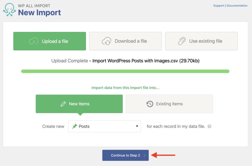 Import WordPress Posts with Images New Import