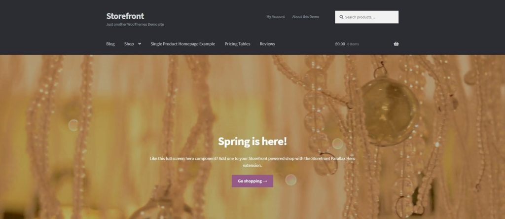 StoreFront WooCommerce Theme