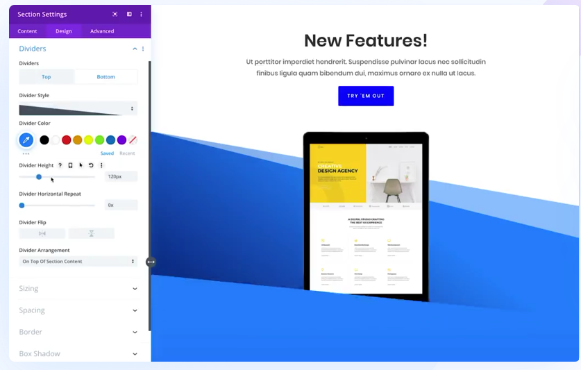 Divi ease of use