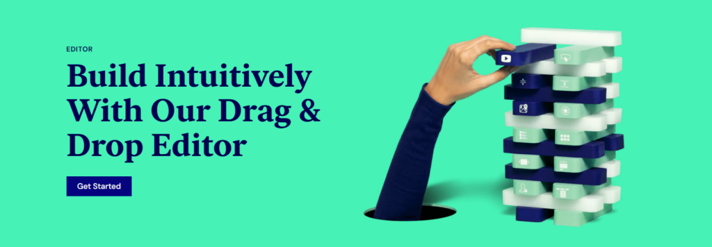Elementor drag and drop