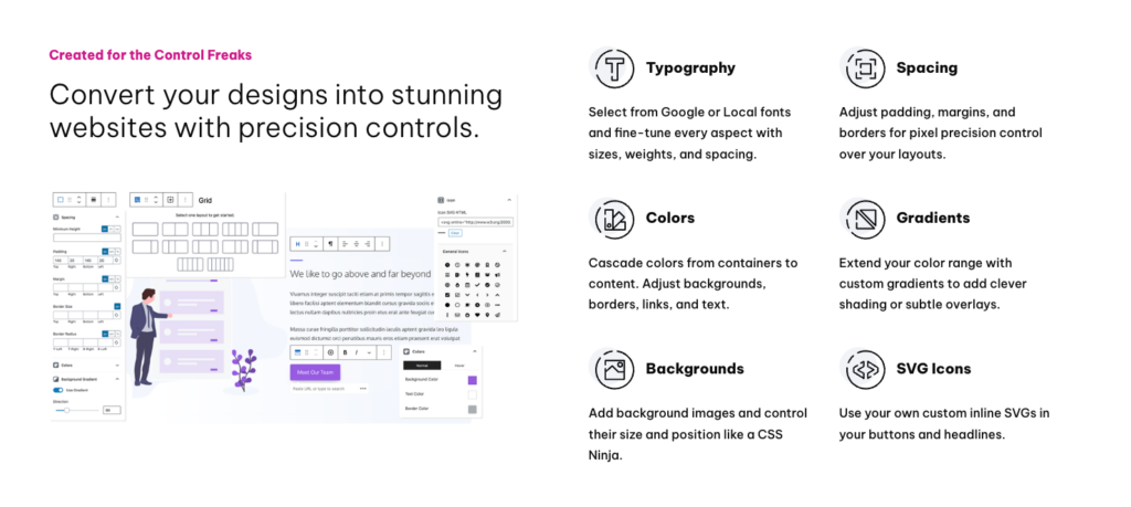 GenerateBlocks ease of use
