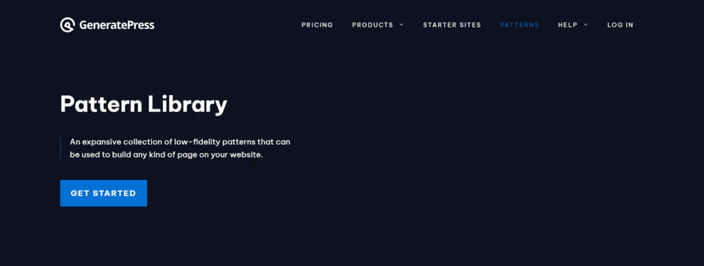 GeneratePress Pattern Library