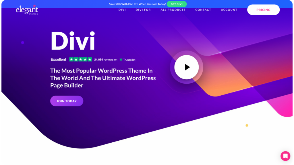 Divi Homepage
