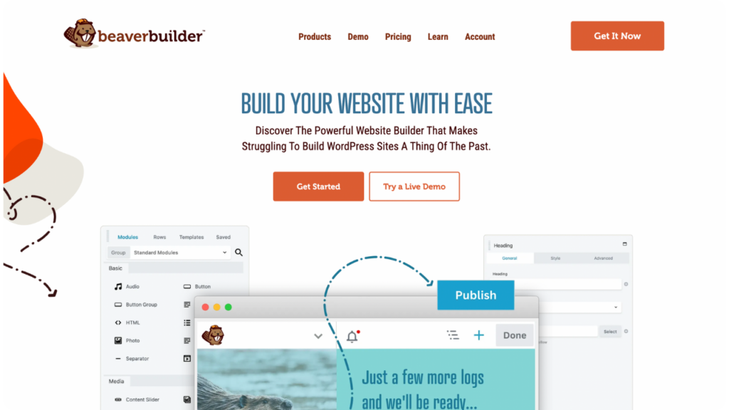 Beaver Builder Homepage