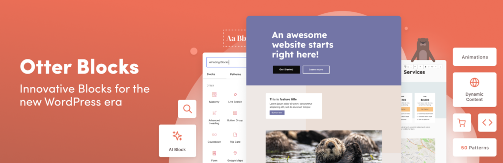 Otter Blocks homepage