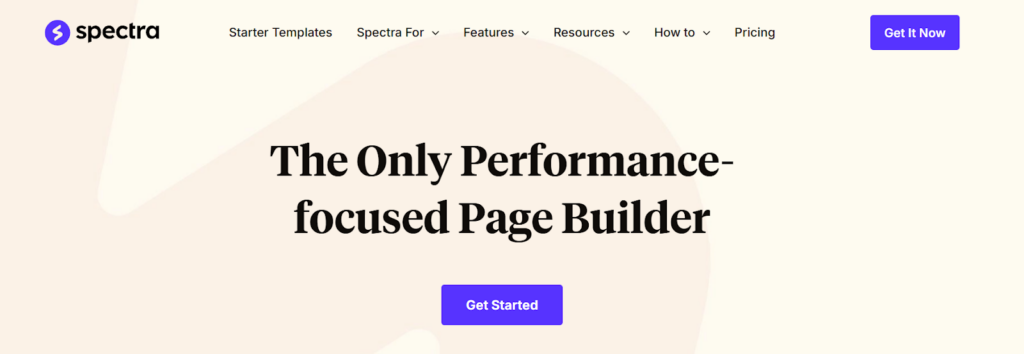 Spectra performance focus