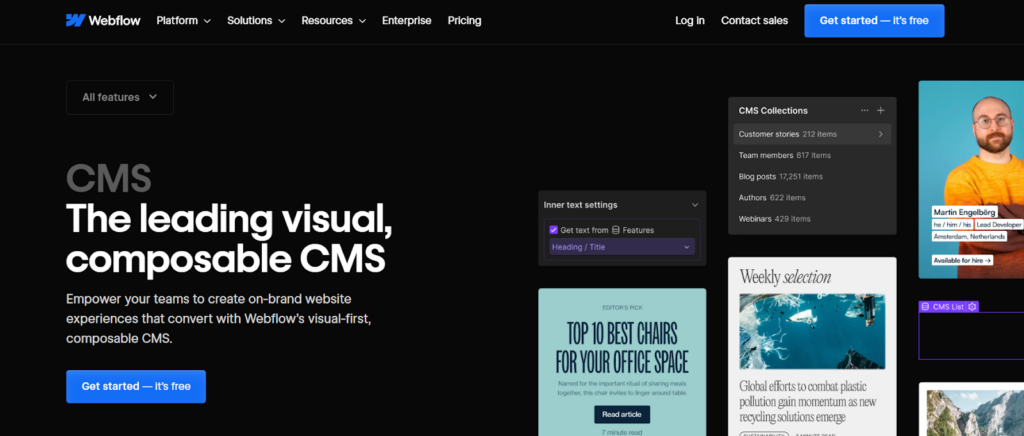 Webflow CMS