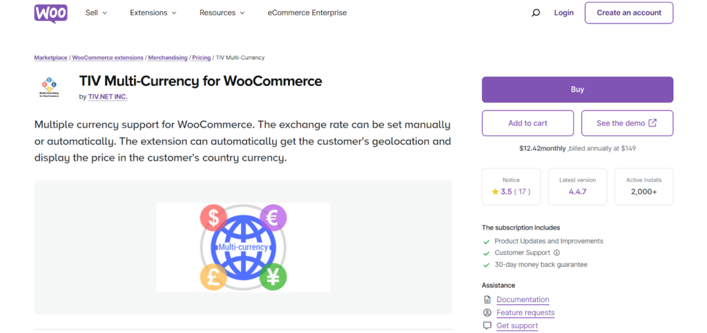 WooCommerce multi currency plugin