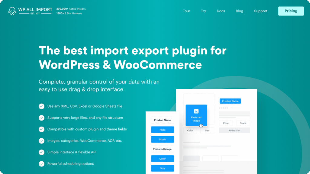 WP All Import to import product reviews